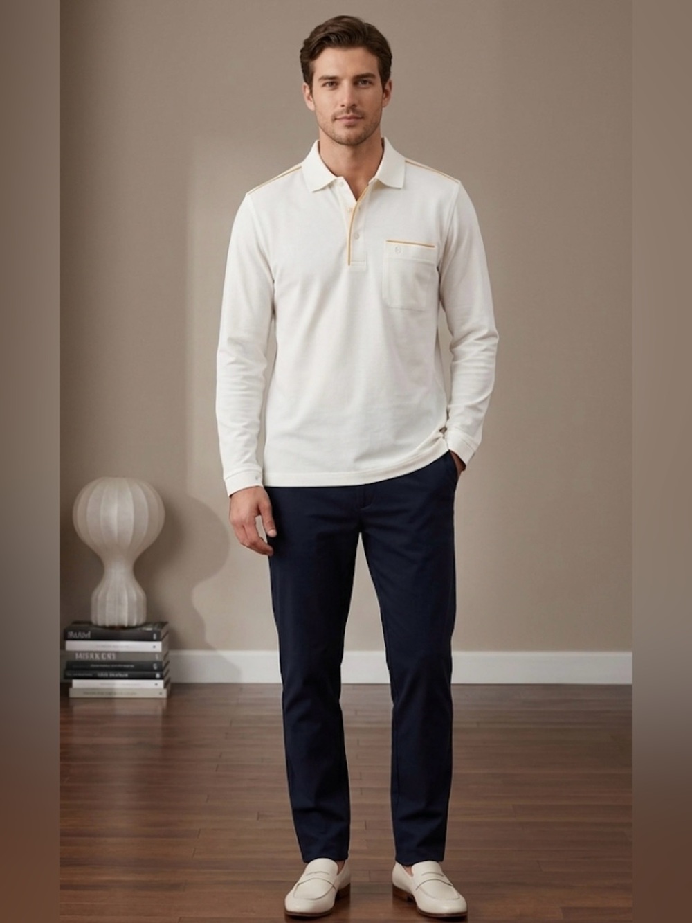 Byford London Long Sleeve Polo Shirt